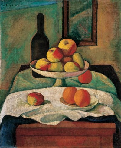 Still-life with Apples and Oranges by Dezso Czigany